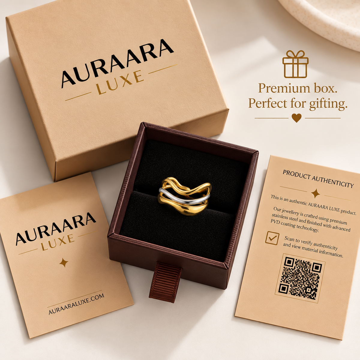 Harmony Wave Ring