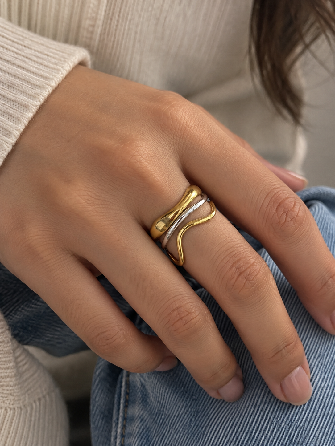 Harmony Wave Ring