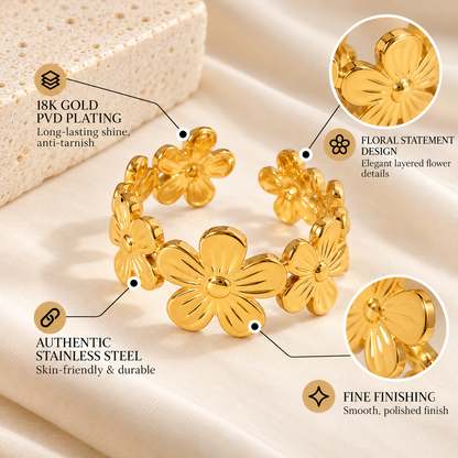 Bloom Petals Ring