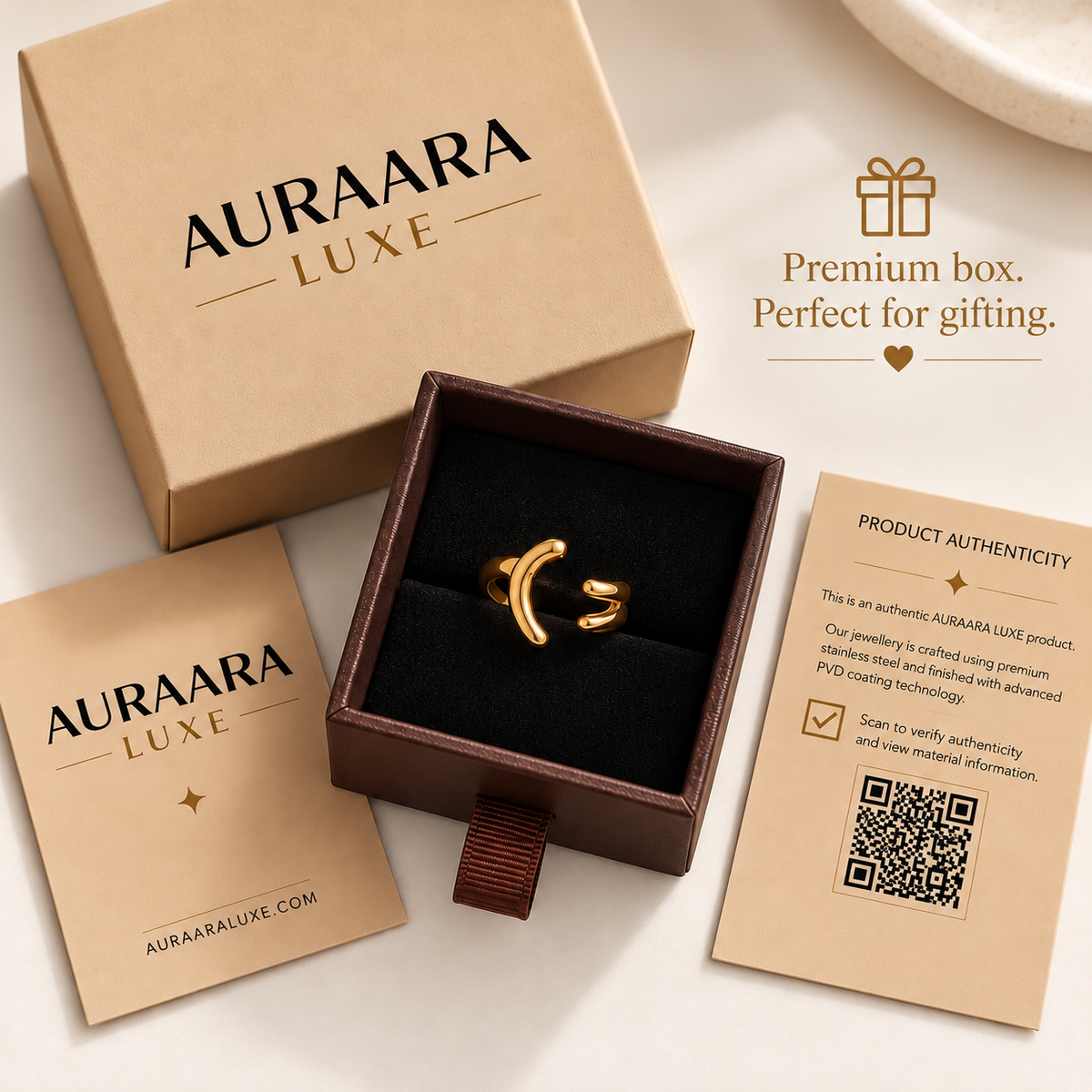 Aura Curve Ring