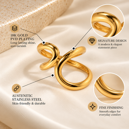Elysian Twist Ring