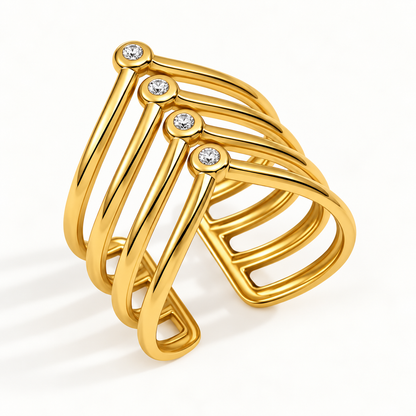 Celeste Line Ring