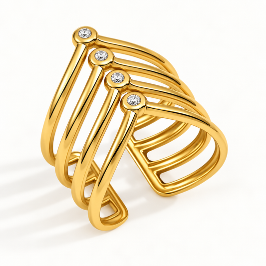 Celeste Line Ring