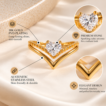 Amara Heart Ring