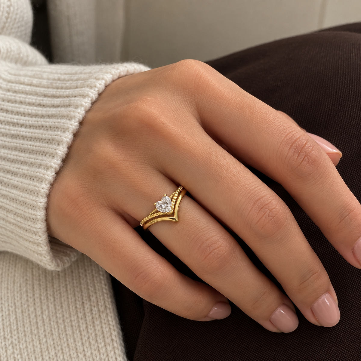 Amara Heart Ring