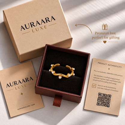 Pearl Cascade Ring