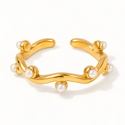 Pearl Cascade Ring