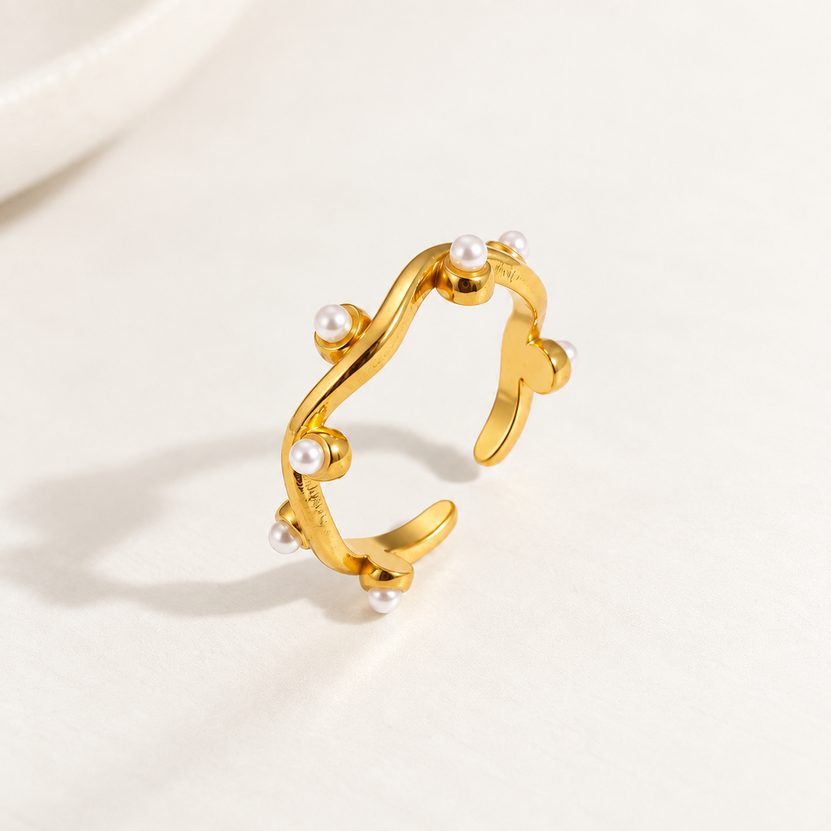Pearl Cascade Ring