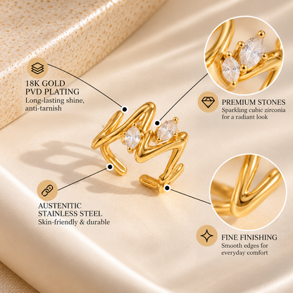Seraphine Twin-Stone Ring
