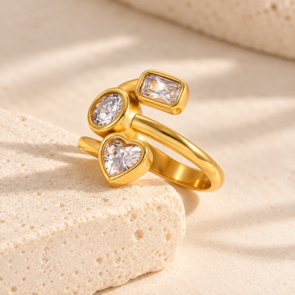 Trio Charm Ring