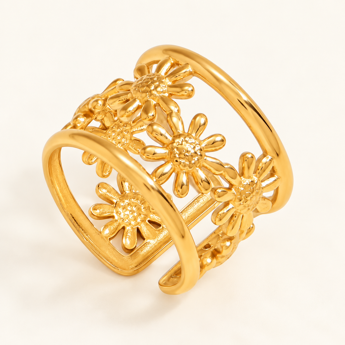 Daisy Cuff Ring