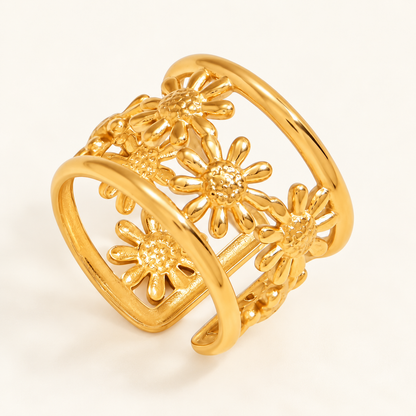 Daisy Cuff Ring