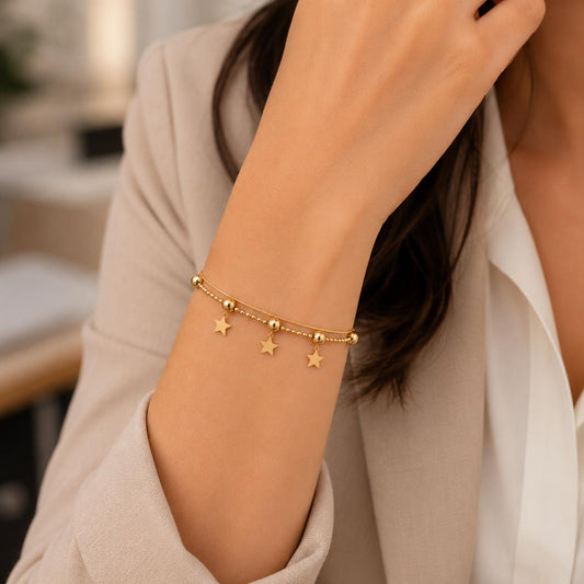 Celestial Star Charm Bracelet