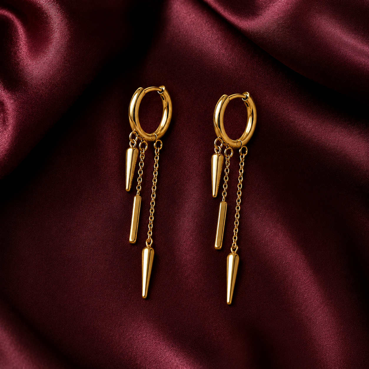 Luna Cascade Hoops