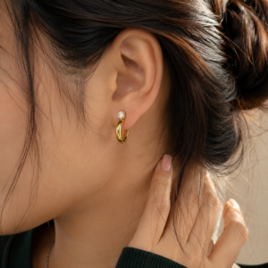 Solara Crystal Hoops