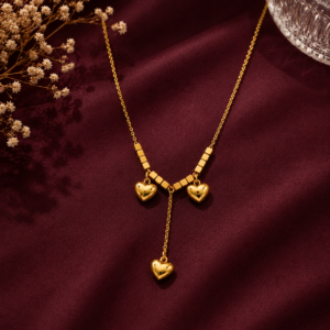 Amora Triple Heart Necklace