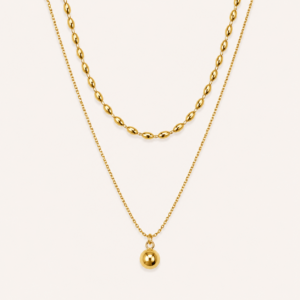 Aurelia Layered Drop Necklace
