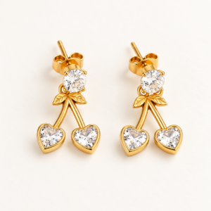Cherry Drop Earrings