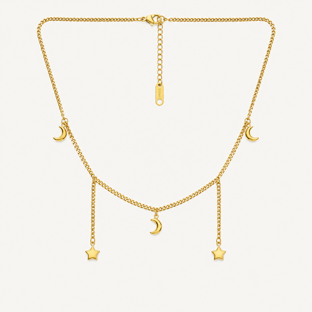 Lunara Celestial Charm Necklace - Image 3