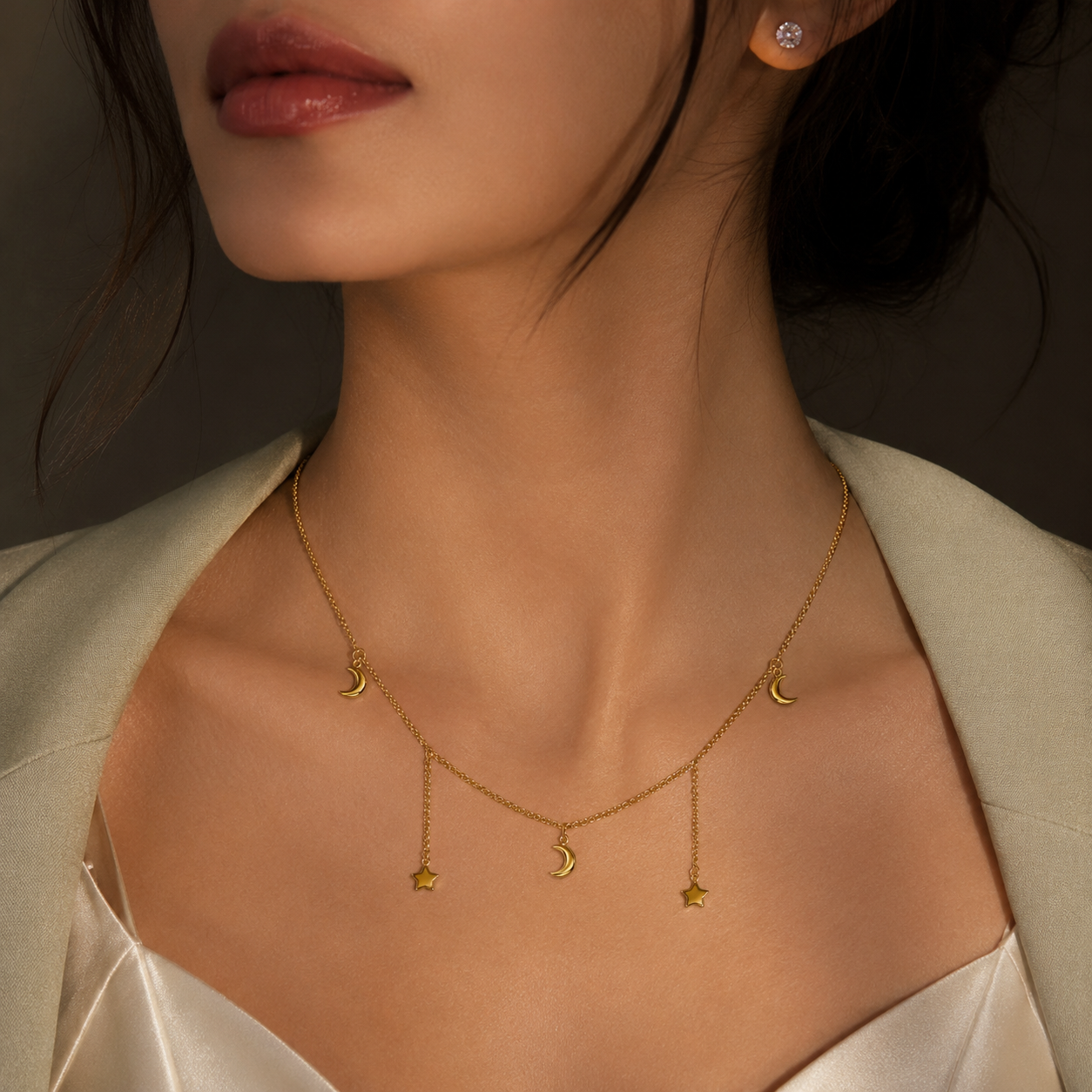 Lunara Celestial Charm Necklace