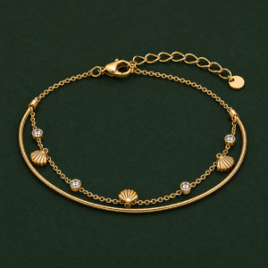 Seashell Charm Bracelet