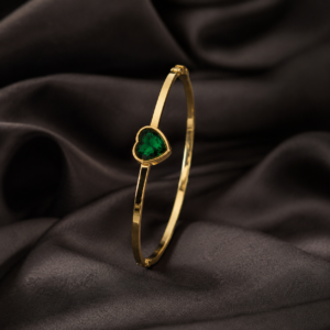 Emerald Heart Bangle