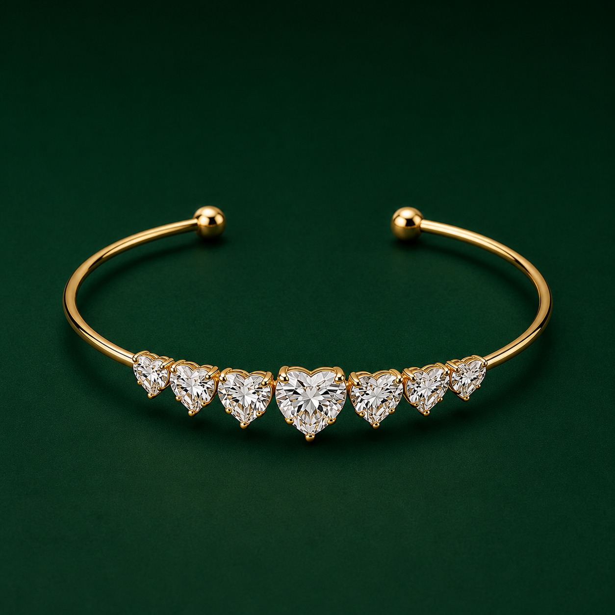 Celeste Heart Cuff - Image 3