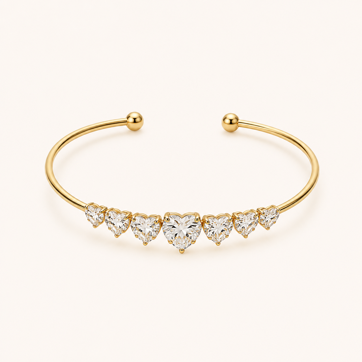 Celeste Heart Cuff - Image 2