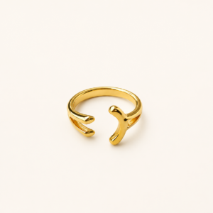 Aura Curve Adjustable Ring