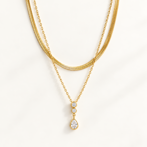 Duo Drop Necklace