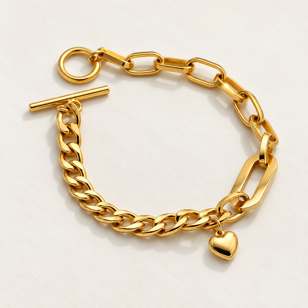 Nova Link Heart Bracelet - Image 2