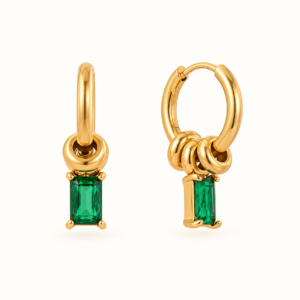 Emerald Drop Earrings