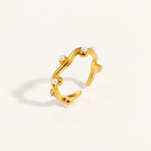 Pearl Cascade Ring