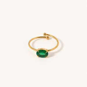 Solitaire Cuff Ring