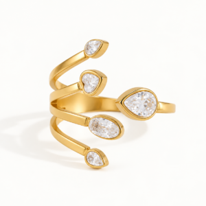 Élan Crystal Wrap Ring